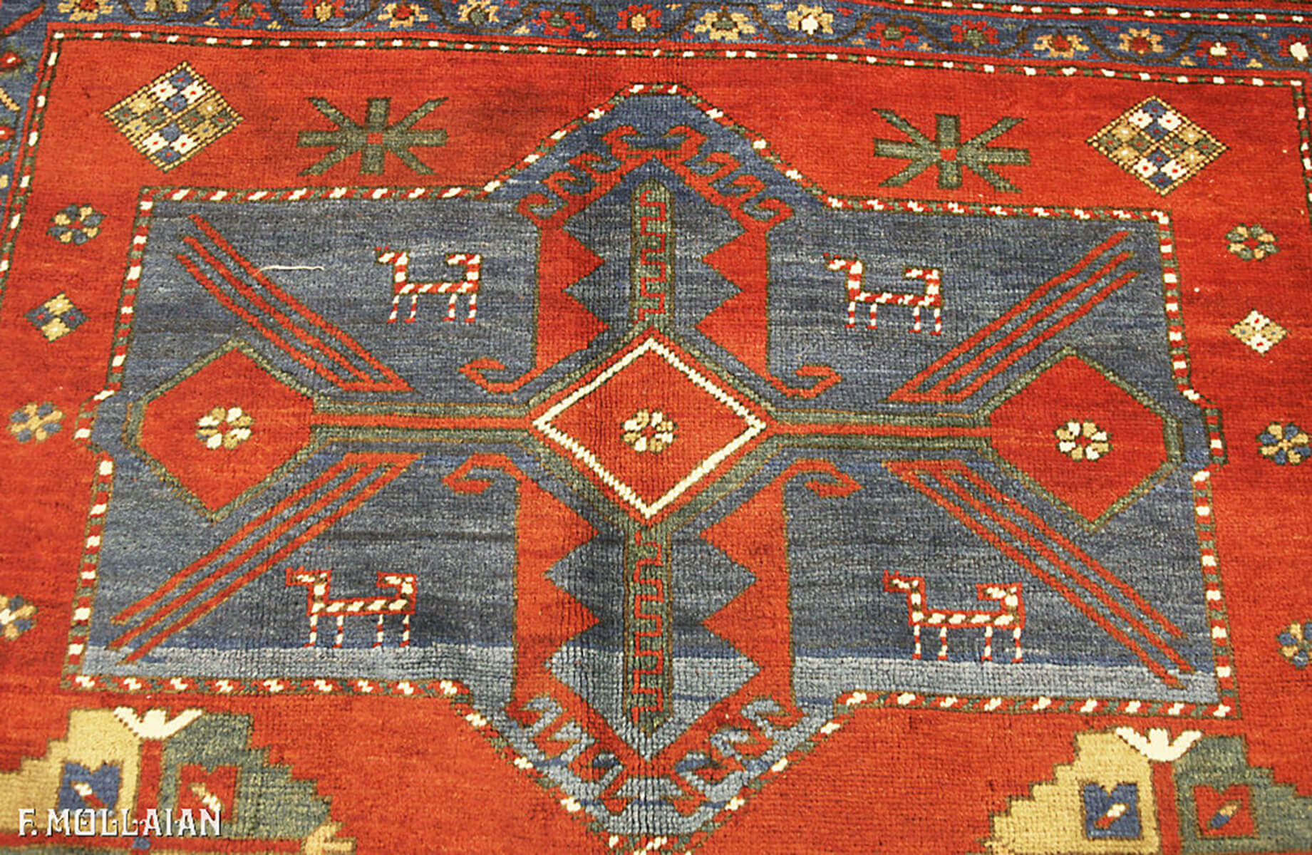 Teppich Kaukasischer Antiker Kazak n°:20375541